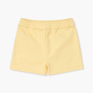 NEW(washed) Kids Yellow Cotton Pull-On Shorts